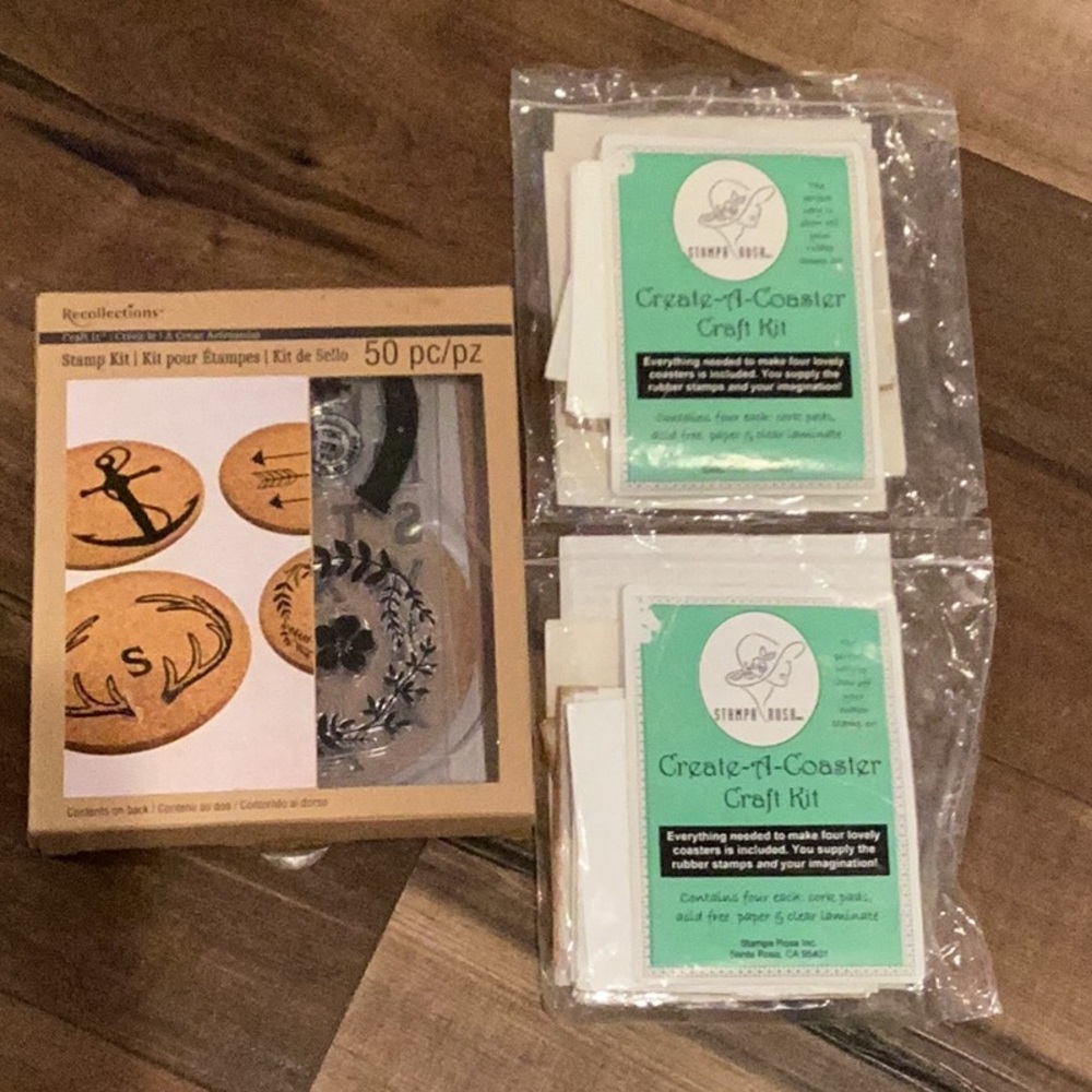 3 packages of Create a Coaster